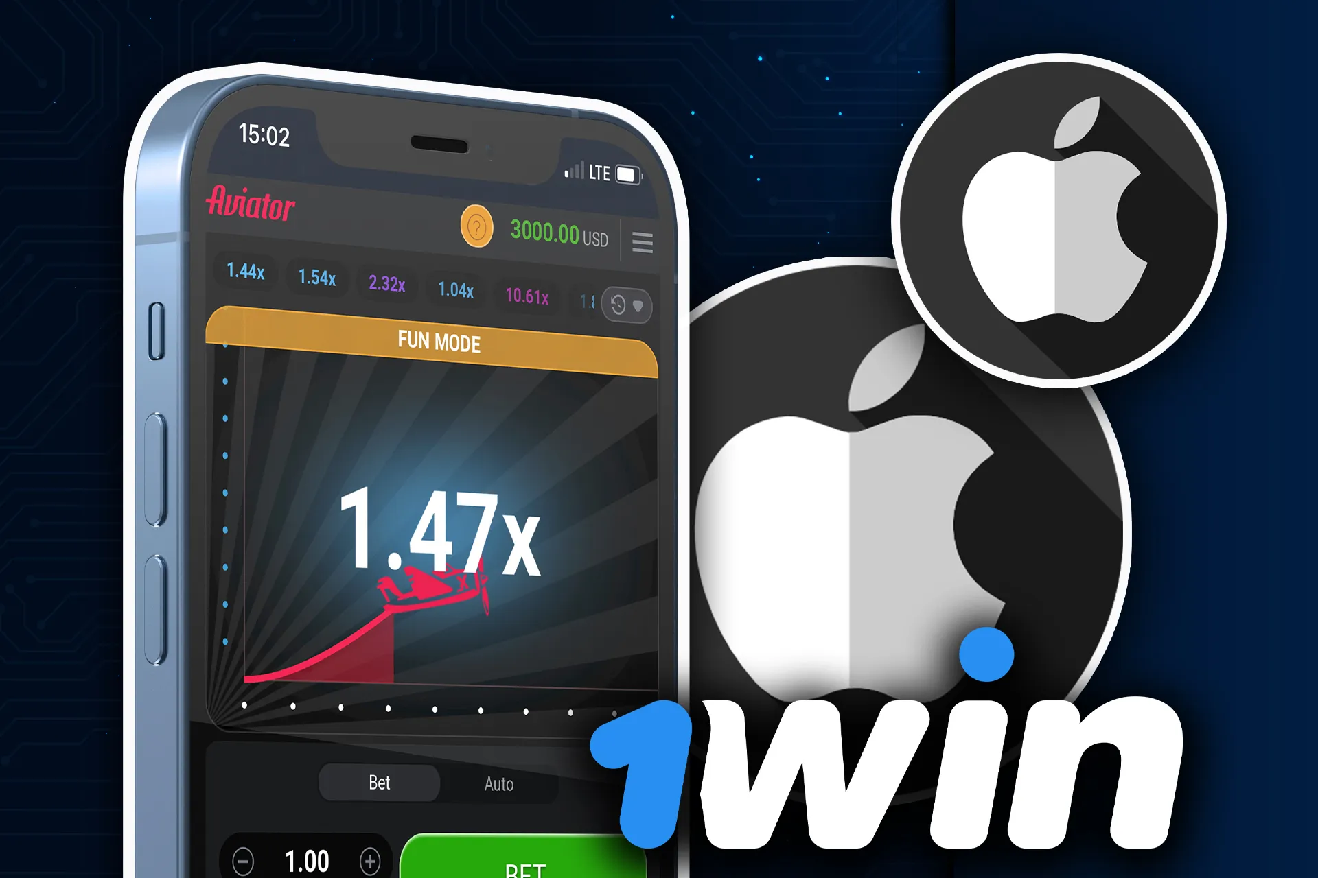 You can also install the 1Win Aviator app on your iPhone.