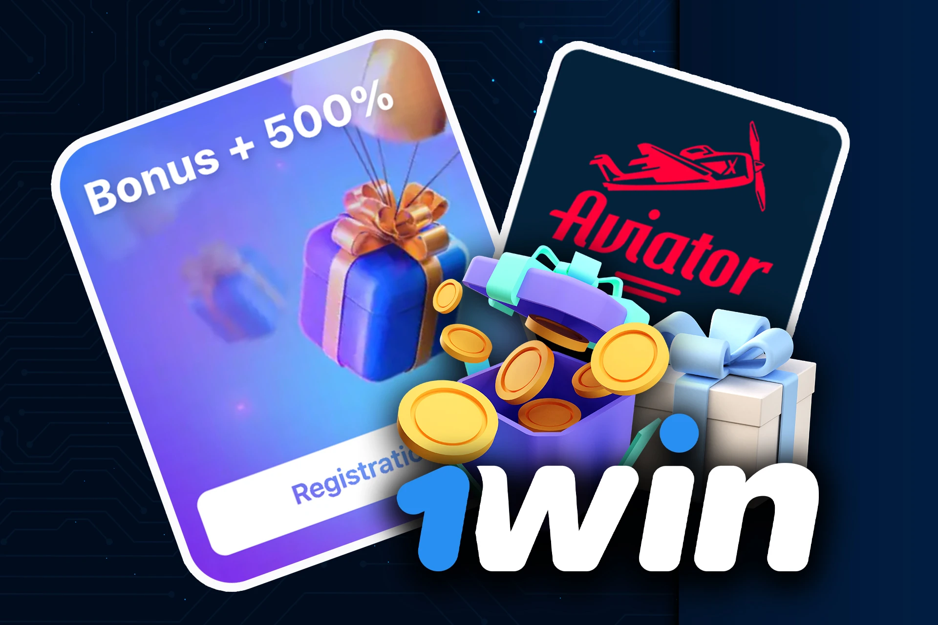 Deposit your 1Win account to get a welcome bonus on Aviator.