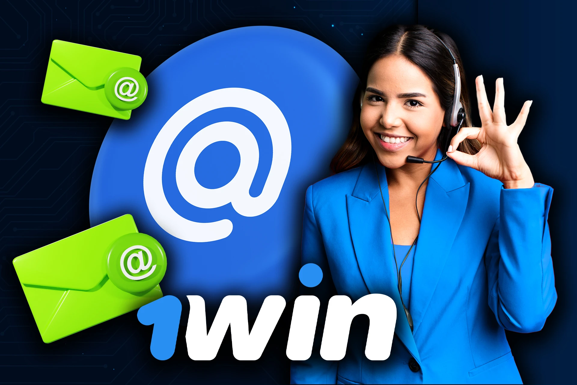 Describe your problem accurately using 1Win official email.