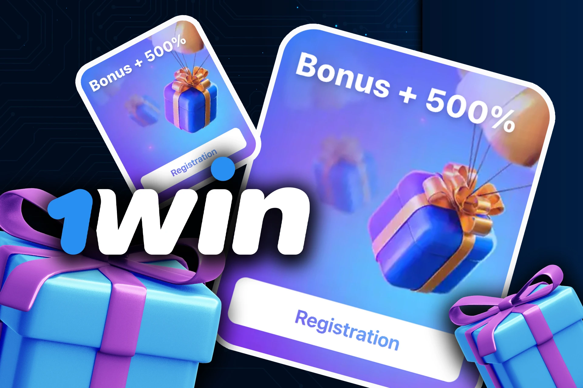 Every new 1Win bettor receive a bonus on his first deposit.