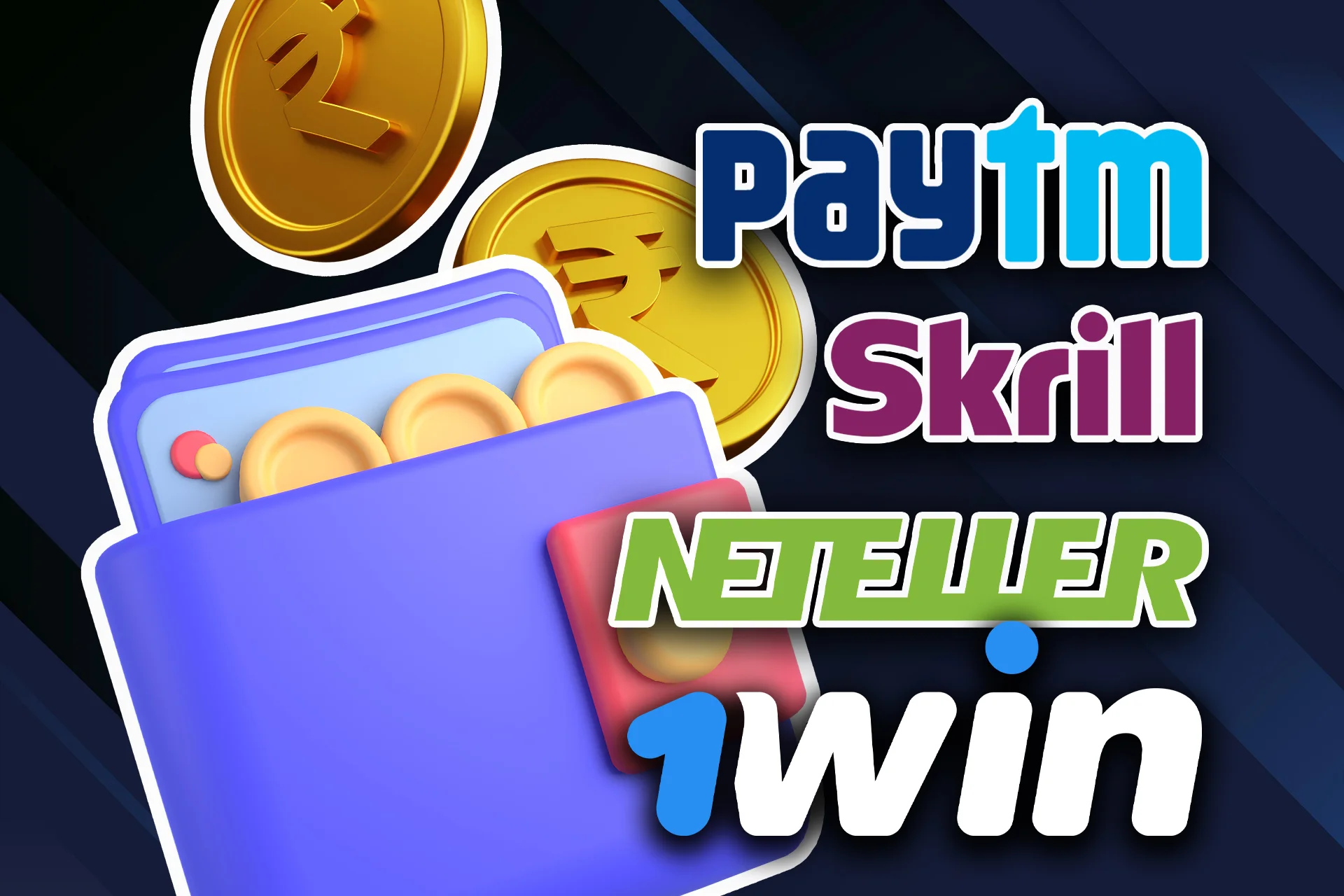 1Win offers many different payment options for JetX game.