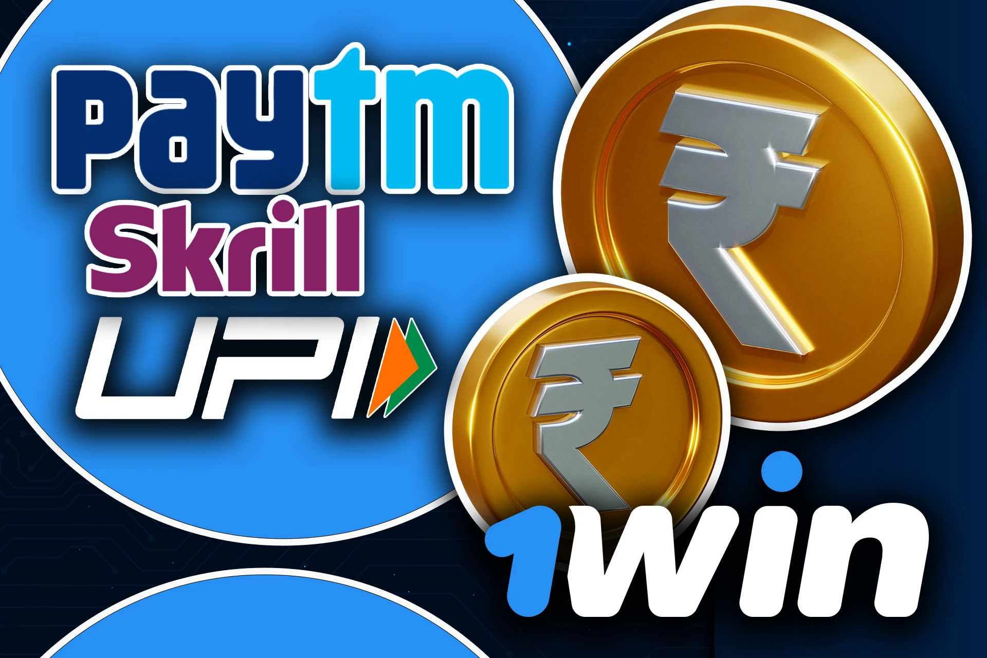 Choose from various payment methods to deposit 1Win and play Lucky Jet.